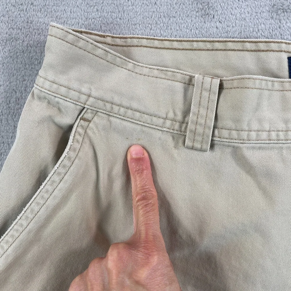Polo Ralph Lauren 67 Chino‎ Cargo Shorts Men 30 (Tag 32) Beige Outdoors Hike